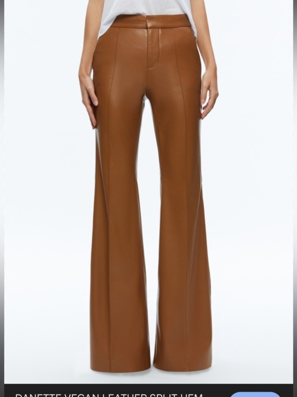7 for all mankind Faux leather pants - woman’s large